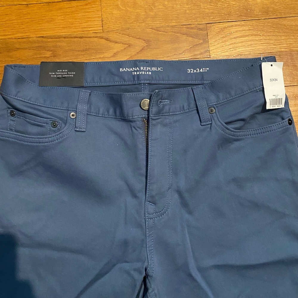 Mens Banana Republic Traveler Dress Pants